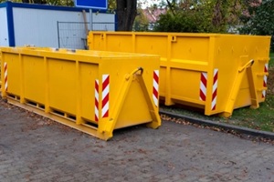 different size dumpsters