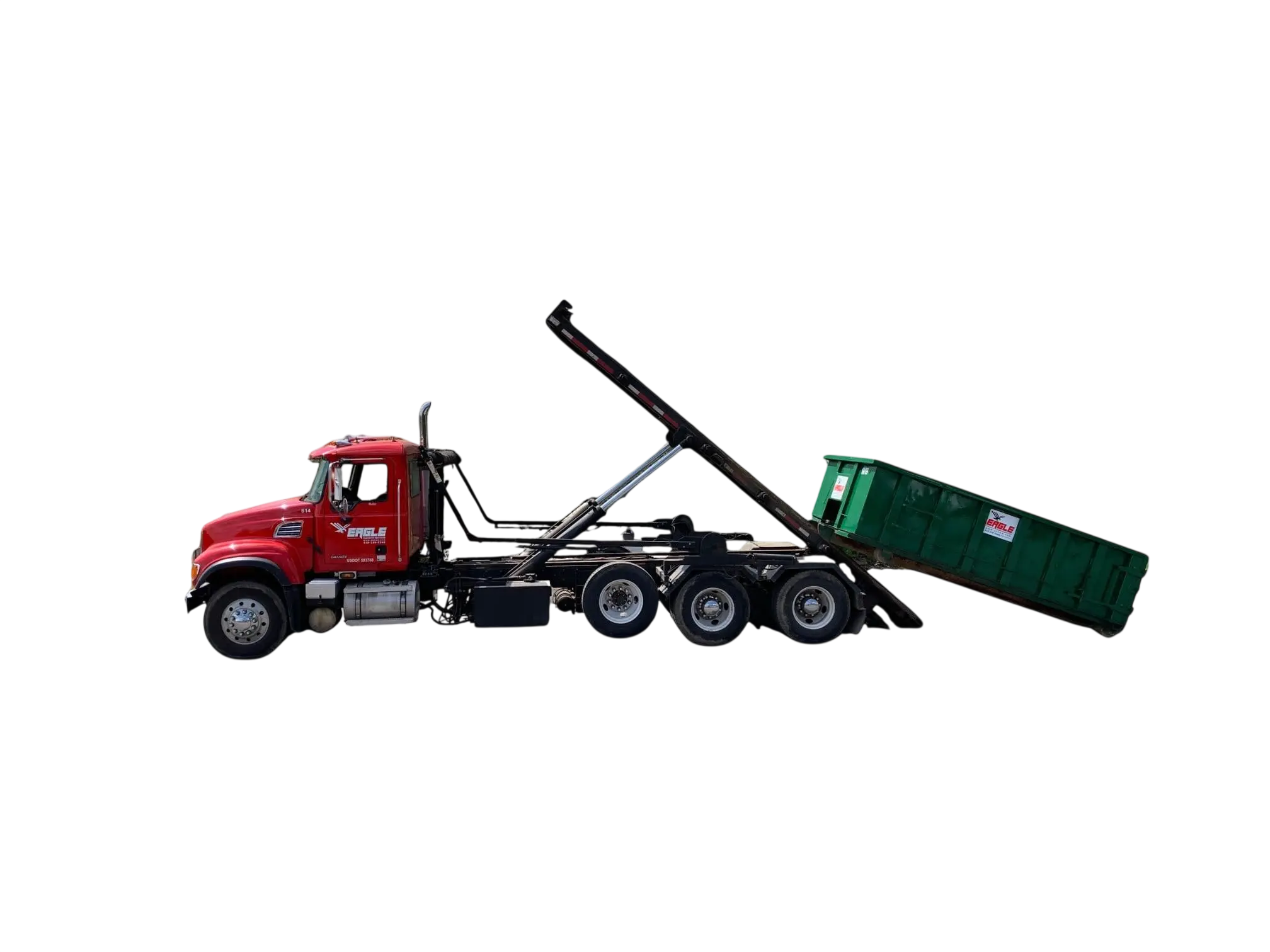 10 yd roll-off dumpster