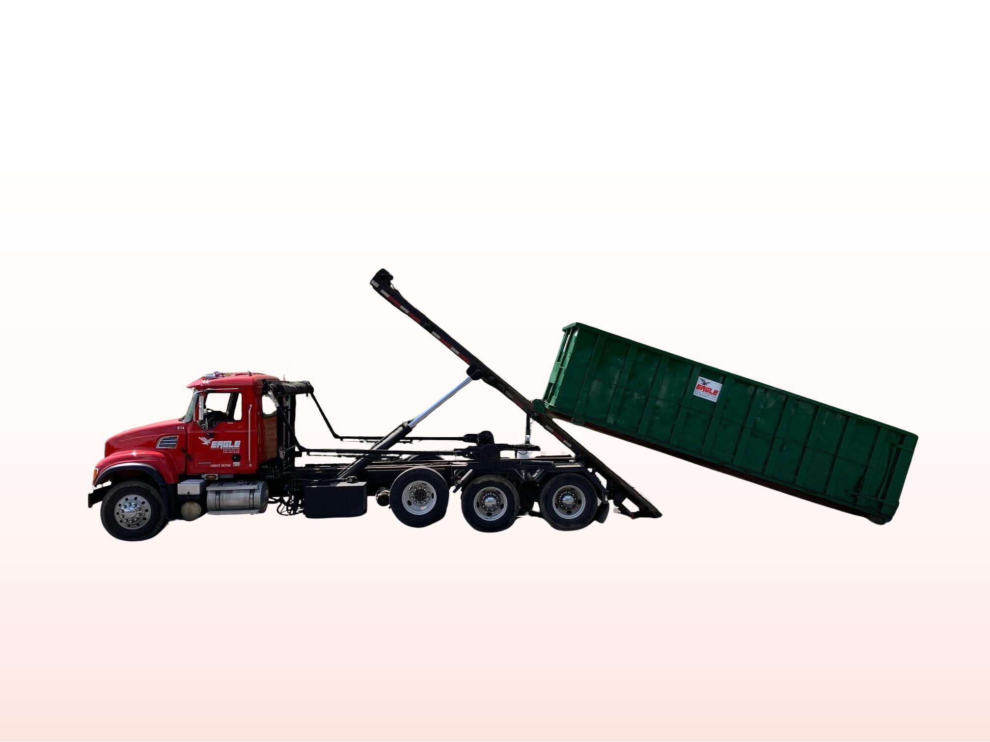 30 yd roll-off dumpster