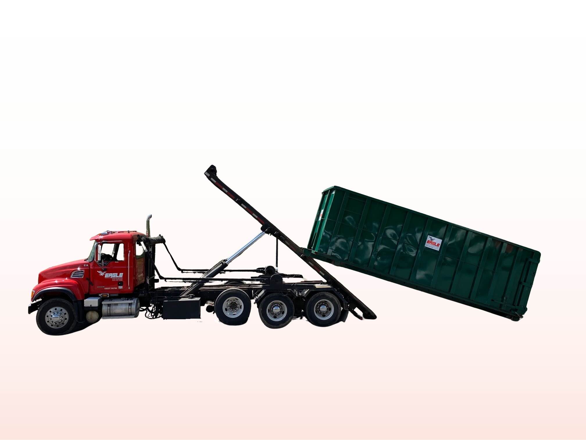 40 yd roll-off dumpster